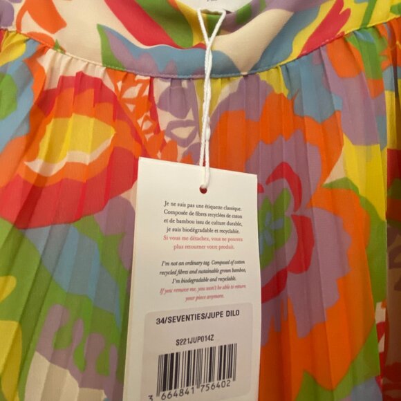 Sezane Dilo Skirt | NWT | FR Size 34 / US Size 2 - Picture 7 of 8